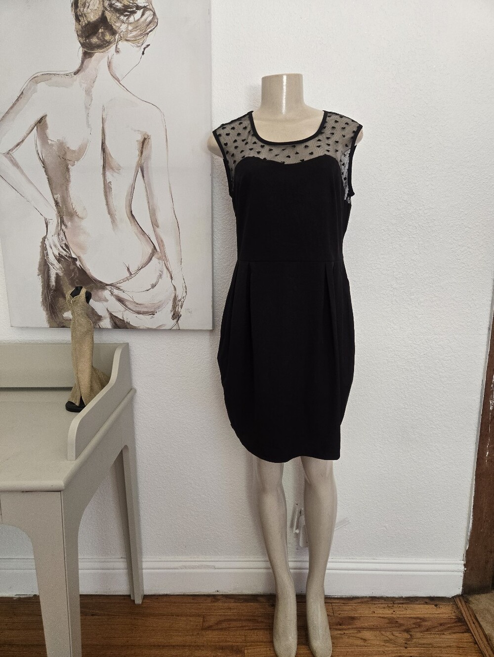 NWT Allegra K Women Sleeveless Dresses Panel Dress Size Medium